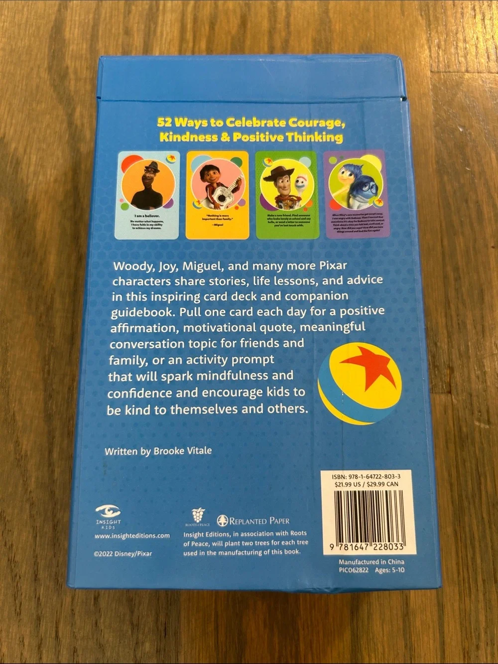 PIXAR Inspiration Cards - Kids Learning Toy in Blue